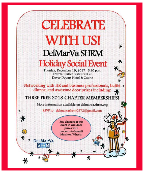 Holiday Networking Social DelMarVa SHRM